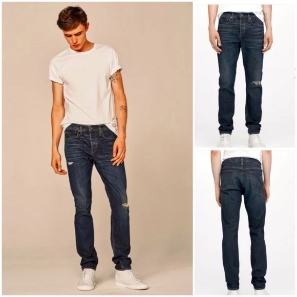 Rag & Bone New York STANDARD ISSUES Fit 2 SLIM Tonal Rinse 33